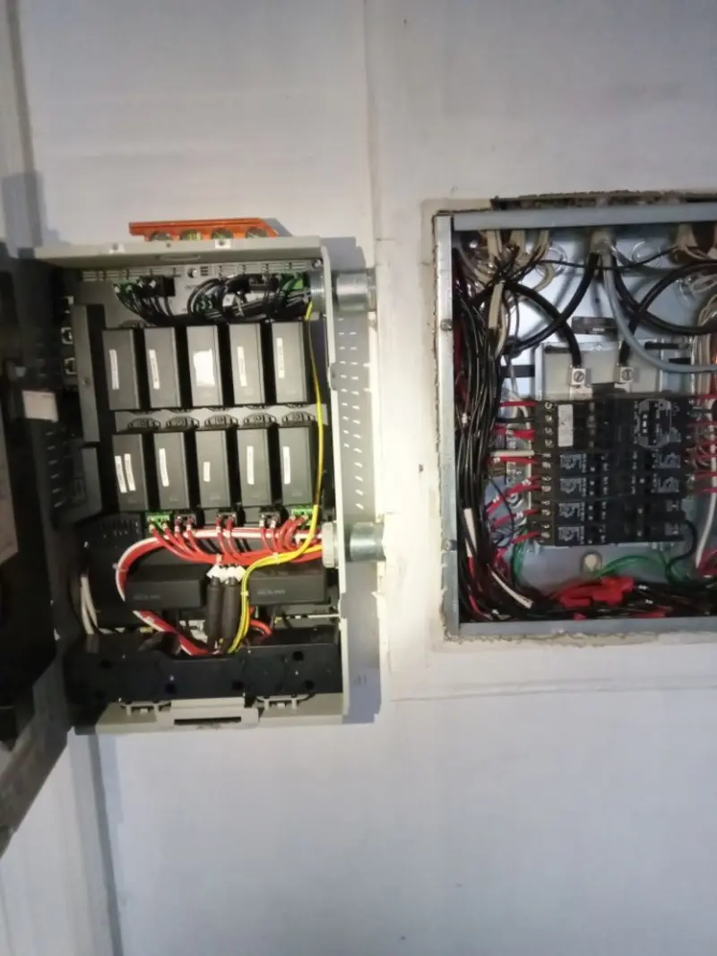 Electrical panel upgrade completed for Indoor Lighting Installation in Floyds Knobs
